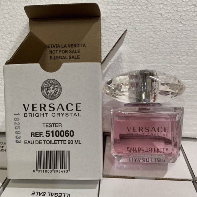 Versace bright 2025 crystal tester 90ml