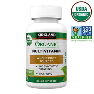 CLEARANCE‼️🍀[Exp. 11/2023 -80 เม็ด] Kirkland Organic Multivitamin วิตามินรวมออแกนิค ไม่มีกลูเต็น Non-GMO/ USDA certified