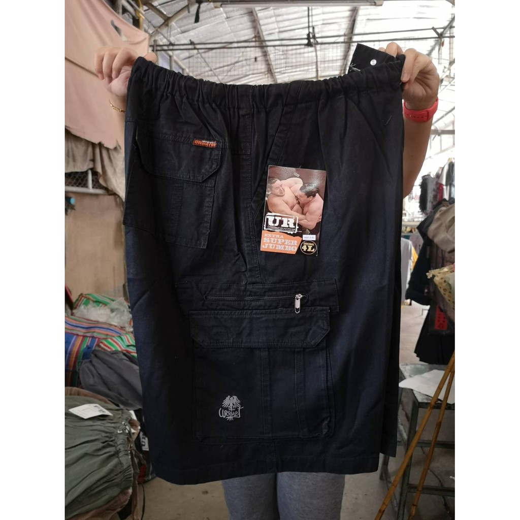 ภาพสินค้ากางเกงขาสั้นคนอ้วน กางเกงเอวยาง​ ไซส์ใหญ่ กางเกงไซส์พิเศษ​ ไซส์จัมโบ้​ ยี่ห้อ​ UR ยูอาร์ ผ้าชิโน ไซส์ 3L จากร้าน vittavatyokrattanasak บน Shopee ภาพที่ 4