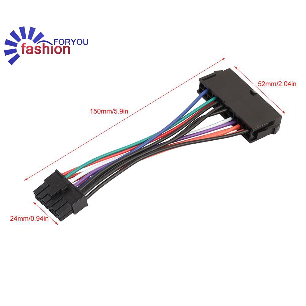 อะแดปเตอร์แปลง-atx-24-pin-female-to-12-pin-male-psu-สำหรับ-acer-q-87h-3