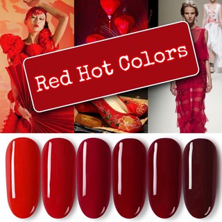 สีทาเล็บเจล Milan สีแดง Red Hot  ขนาด 15 ml สีทาเล็บเจล  ได้รับมาตราฐาน SGS/MSDS  + เก็บปลายทาง