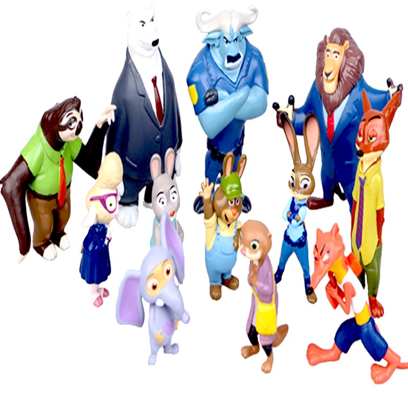 ฟิกเกอร์ อนิเมะ Judy Hopps Nick Wilde Zootropolis Fox Rabbit ของเล่น ...