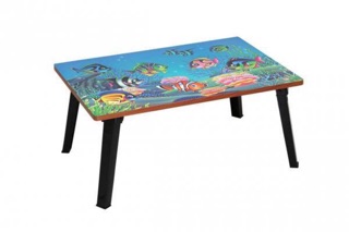 โต๊ะพับญี่ปุ่น ขาพลาสติก ขาพลาสติก ขนาด 40x60x28cm