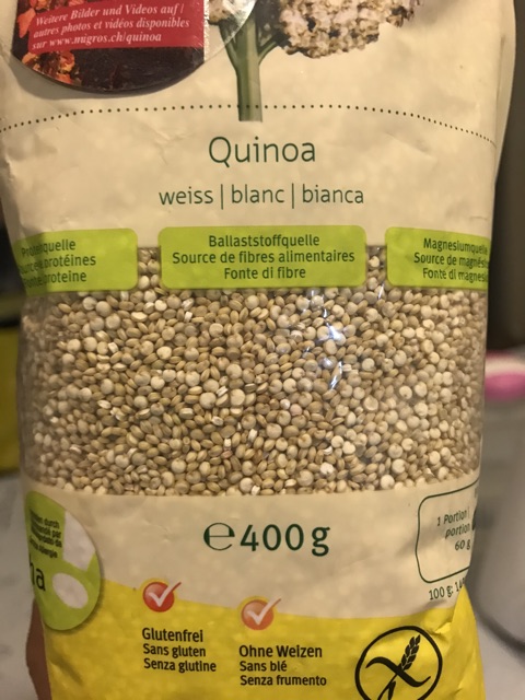 คินัวเมล็ดขาว-ออแกนิกจากสวิส-organic-white-quinoa-400-g