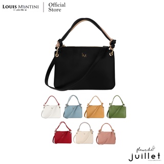 ภาพขนาดย่อของสินค้าLouis Montini (Fleur De Juillet) กระเป๋าถือสะพายข้างผู้หญิง Handbag LY02 - Larkspur 2