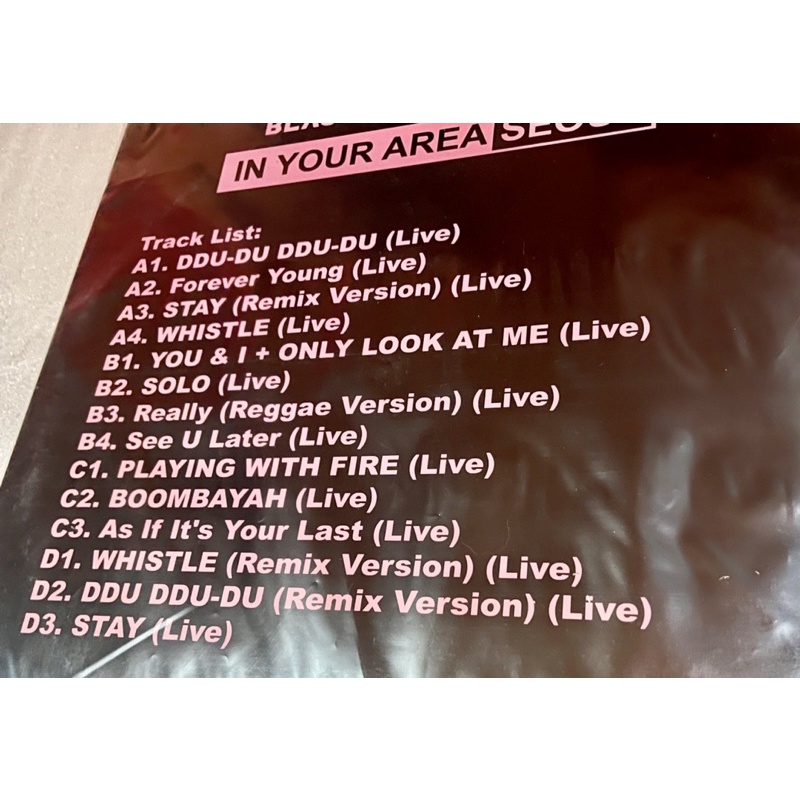 rare-แผ่นเสียง-การแสดงสด-คอนเสิร์ต-blackpink-2018-tour-in-your-area-seoul-เพลงในบรรยากาศแสดงสด-ประทับใจแน่นอน