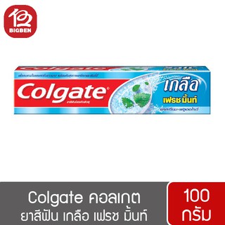 Colgate คอลเกต ยาสีฟัน เกลือ เฟรช มิ้นท์ 100 กรัม