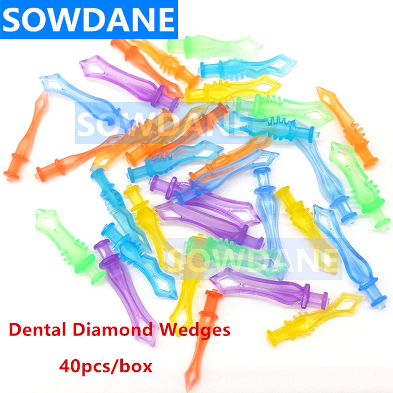 40pcs-box-dental-diamond-wedge-autoclavable-interdental-teeth-gap-wedges-plastic-wedge-dentistry-materials-supplies