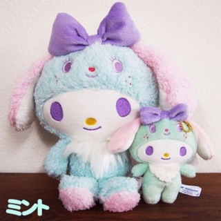 แท้ 100% จากญี่ปุ่น เซ็ตคู่ ตุ๊กตา ซานริโอ้ มาย เมโลดี้ Sanrio My Melody Mint Stuffed Animals &amp; Mascots Plush Doll