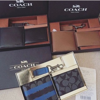 Coach wallet , card holder , key ring Set