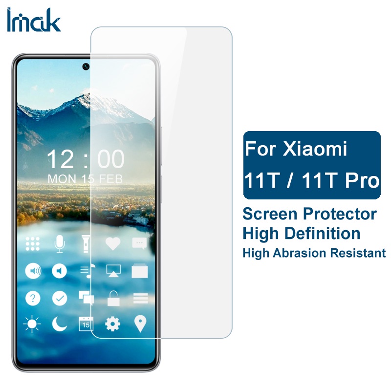 ภาพหน้าปกสินค้าOriginal Imak Xiaomi Mi 11T Pro Screen Protector Xiomi Mi11T Soft Nano Anti-Explosion Film Protective Film Ultra thin