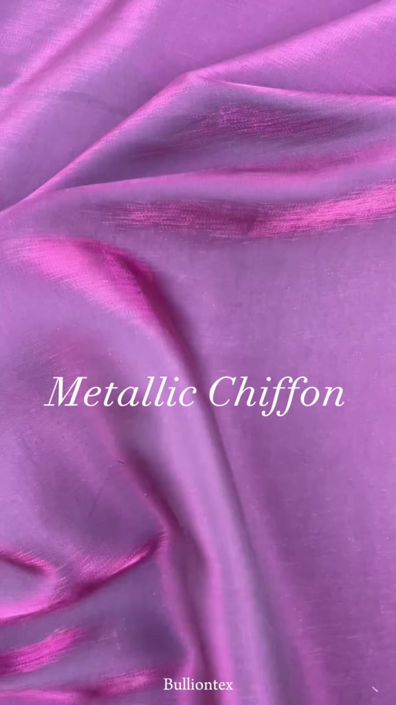 ผ้าชีฟอง-เมทัลลิค-metallic-chiffon-เนื้อผ้าเหลือบเงาเมทัลลิค-ผ้านิ่ม-ลื่น-พลิ้ว-บางเบา-ใส่สบาย-ขนาด-1-หลา-พร้อมส่ง