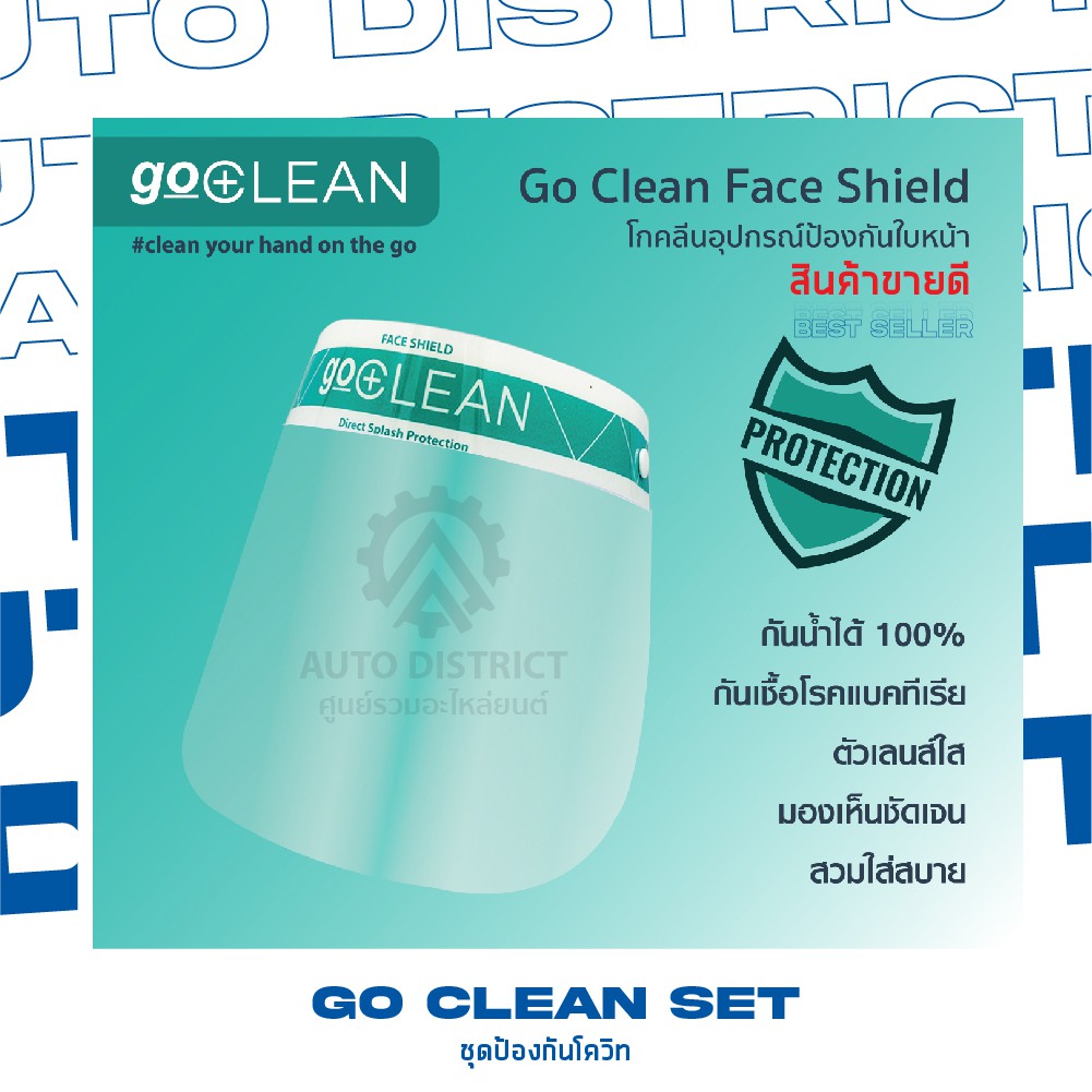 go-clean-เซ็ทโกลคลีน-กระเป๋าชุดป้องกันโควิท-สินค้ามีพร้อมส่ง