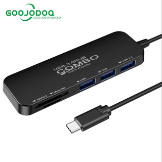 สินค้า GOOJODOQ  4 Ports USB Type C HUB เพิ่มช่องเสียบ 4 ช่อง