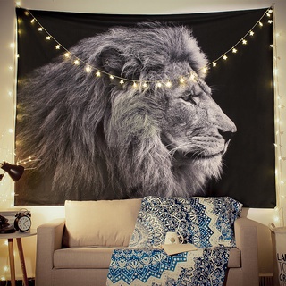 Ins ผ้าแขวนผนัง ลายเสือ สิงโต สําหรับตกแต่งห้องนอน หอพัก
