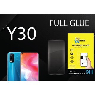 Startec ฟิล์มกระจกเต็มจอ Vivo Y30 (หน้า+หลัง) Black สินค้าคุณภาพ รับประกันของแท้ 100%