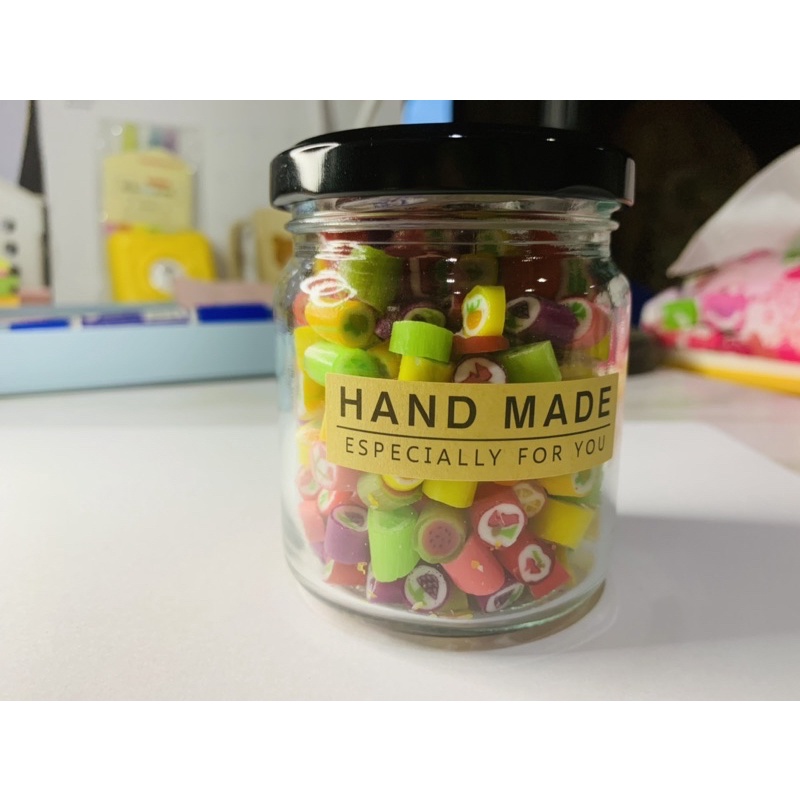 candy-ลูกอมตัดหลากสีแบบกระปุก-ลูกอมตัดกระปุก-ขวดแก้ว-ปริมาณ175ml