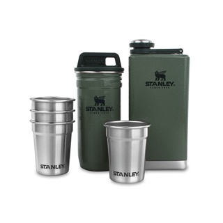 Stanley Adventure Steel Shots + Flask Gift Set - Hammerton Green