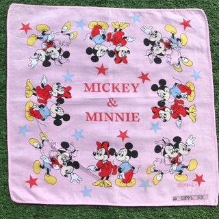 Mickey mouse minnie mouse ผ้าเช็ดหน้า