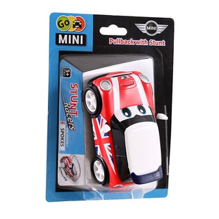 MINI Cooper รถของเล่น ดึงถอยหลังแล้วปล่อยวิ่ง สีแดง