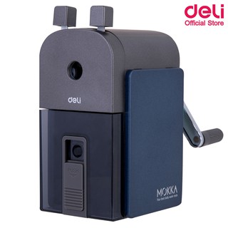 Deli R10234 Pencil Sharpener เครื่องเหลาดินสอคลาสสิก เหลาได้ทั้งบนและล่าง เครื่องเหลาดินสอ กบ อุปกรณ์การเรียน เครื่องเขียน อุปกรณ์สำนักงาน กบเหลาดินสอ