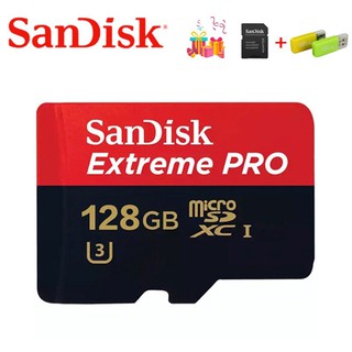 ภาพหน้าปกสินค้าSanDisk Extreme Pro microSDXC 128GB A1 (SDSQXCY_128G_GN6MA) ความเร็วสูงสุด อ่าน 100MB/s เขียน 70MB/s ที่เกี่ยวข้อง