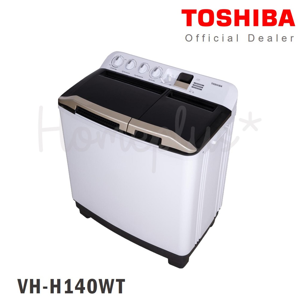 ภาพสินค้าTOSHIBA เครื่องซักผ้าฝาบน 2 ถัง 13 kg รุ่น VH-H140WT / ขนาด ถังซัก 14 kg รุ่น VH-L150MT จากร้าน nitcha_bobo บน Shopee ภาพที่ 3