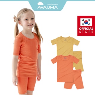 Avauma ชุดนอนแขนสั้น 6M-7 Years 2 สี สําหรับเด็กวัยหัดเดิน เหมาะกับฤดูร้อน