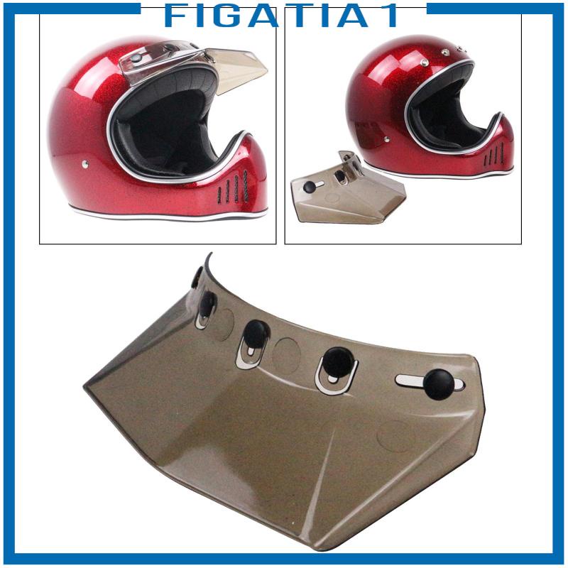 5-snap-bubble-sun-visor-peak-replace-for-motorcycle-helmet-durable-black
