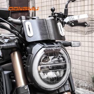 กระจกหน้ารถจักรยานยนต์ พร้อมตัวยึดสปอยเลอร์ อุปกรณ์เสริม สําหรับ CB650R 2019-2021 CB 650 R 2020 CB 650R