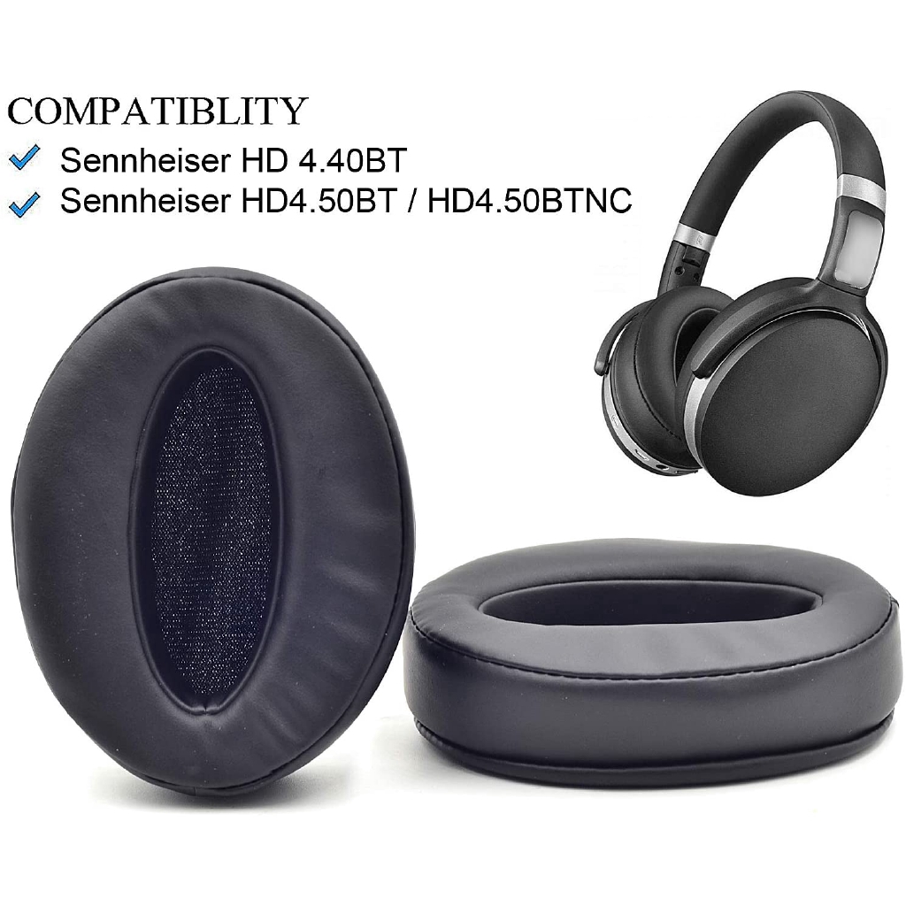 ภาพหน้าปกสินค้าReplacement Earpad for Sennheiser HD4.50BT, HD4.50BTNC, HD4.40BT Headphone/Ear Pad/Ear Cushion/Ear Cups/Ear Cover/Earpads Repair Parts