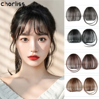พร้อมส่ง‼️หน้าม้าซีทรูเกรดพรีเมี่ยม ติดแล้วเนียนแบบเส้นผมจริงธรรมชาติ