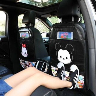 Spot # 🔥🚕Car seat back kick anti-kick pad แผ่นป้องกันลายการ์ตูนสำหรับเด็กแผ่นกันรอยป้องกันสกปรกแผ่นป้องกันการเตะแถวหลั