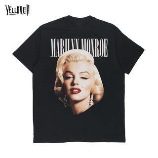 เสื้อยืดผู้ชาย เสื้อยืด พิมพ์ลาย Marilyn Monroe โอเวอร์ไซซ์ สีดํา สําหรับผู้ชาย ผู้หญิง | สินค้า Yellbruh S-5XL