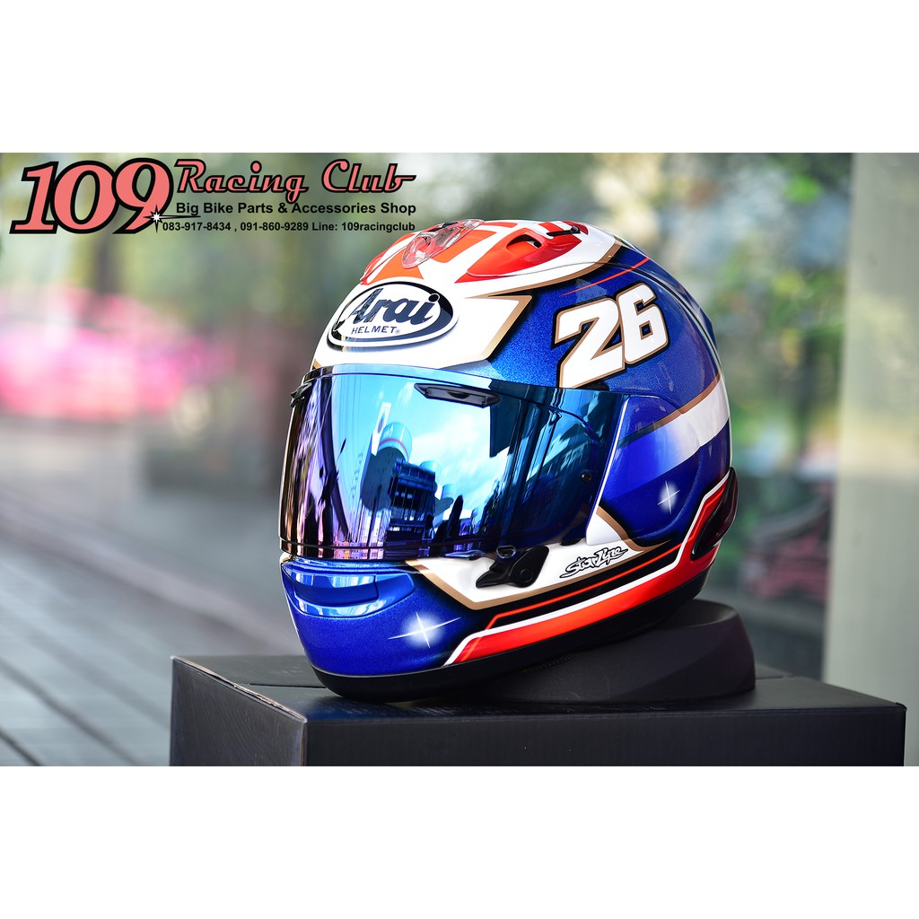 ชิวปรอท-สีน้ำเงิน-สำหรับ-arai-rx7x-งานเทียบ-ไม่รวมหมวกนะคะ