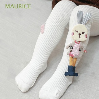 สินค้า Maurice ถุงน่องเด็กผ้าฝ้ายลายกระต่ายหลากสีสันแนวเกาหลี
