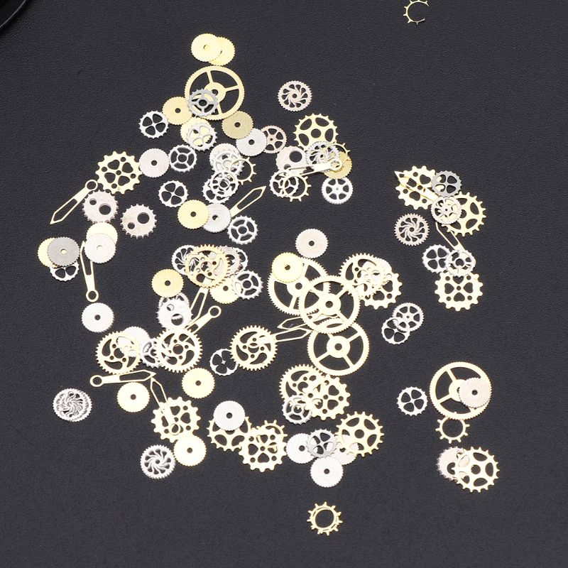 60pcs-mixed-steampunk-cogs-gear-clock-charm-uv-frame-resin-jewelry-fillings-diy