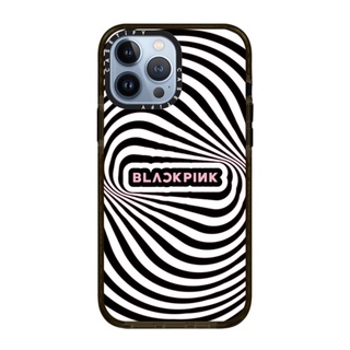 (พร้อมส่ง)12-13Promax Casetify BLACKPINK Logo Case ขอบดำ