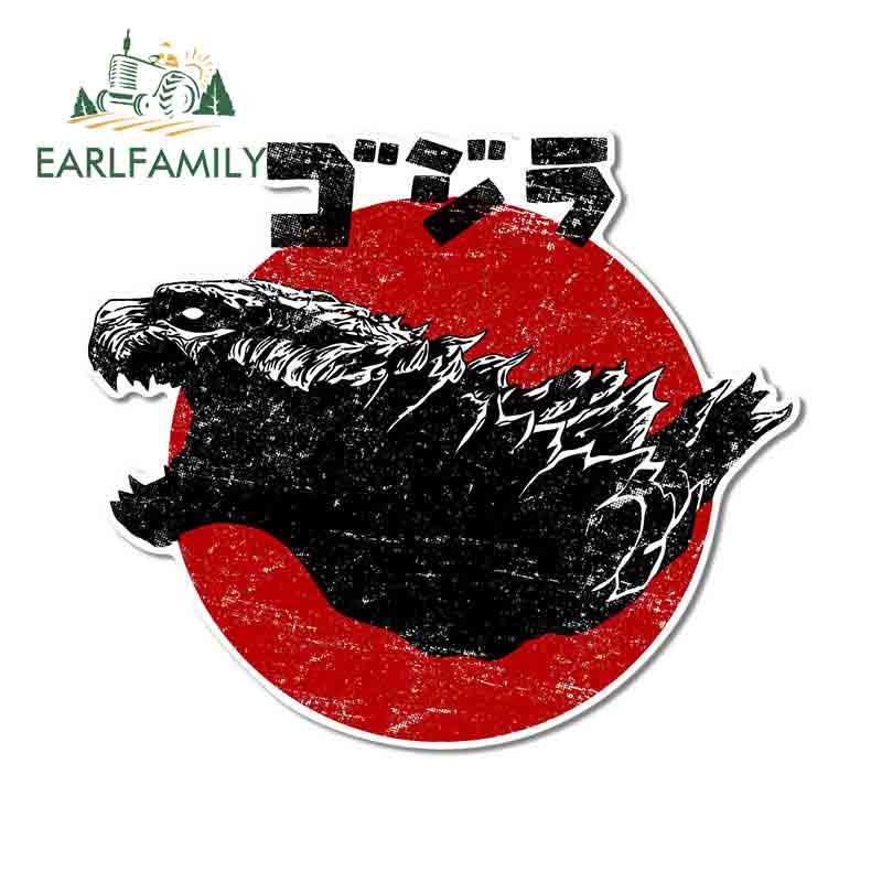 earlfamily-สติกเกอร์ไวนิล-ลาย-king-gojira-aquaflask-ป้องกันรอยขีดข่วน-สําหรับติดตกแต่งกระจกรถยนต์-13-ซม-x-11-2-ซม