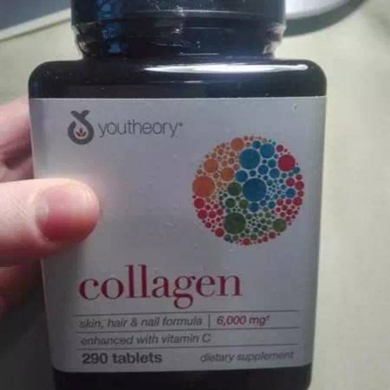 New Lot Exp09/2023 Youth theory collagen 6,000 mg, 290 Tablets Advanced