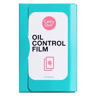 CATHY DOLL Oil Control Film เคที่ดอลล์ ออยล์คอนโทรลฟิล์ม 15แผ่น (Y2020) (ขาย1ชิ้น)