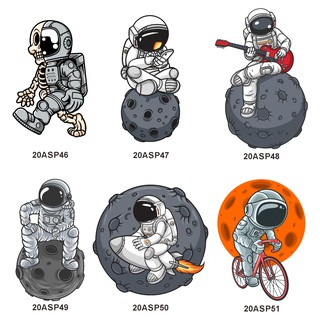 NASA Space เซตอวกาศทำอาร์ม รีดติดเสื้อ ตัวรีด ติด เสื้อ