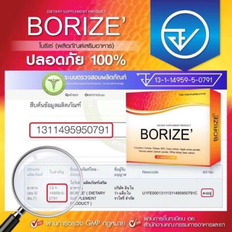 borize-โบริเซ่-อาหารเสริมควบคุมน้ำหนัก