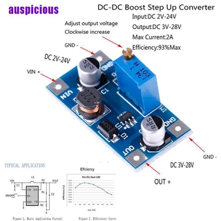 พาวเวอร์ซัพพลาย 2 A Dc - Dc Boost Step Up Volt Converter 2v - 24V To 3v 5V 6v 9v 12v