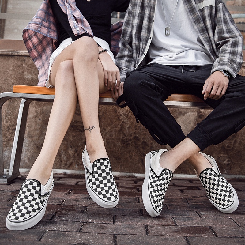 แท้-จัดส่งที่รวดเร็วจัดส่งฟรี-vans-classics-slip-on-ลิขสิทธิ์แท้-จัดส่งฟรี-สำหรับทั้งผู้ชาย-และผู้หญิ