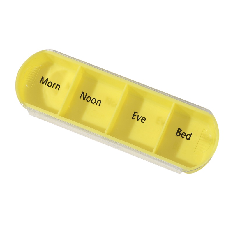 ภาพอธิบายเพิ่มเติมของ Pill Storage Case Pill Organizer Box Medicine Organizer Plastic Compartments