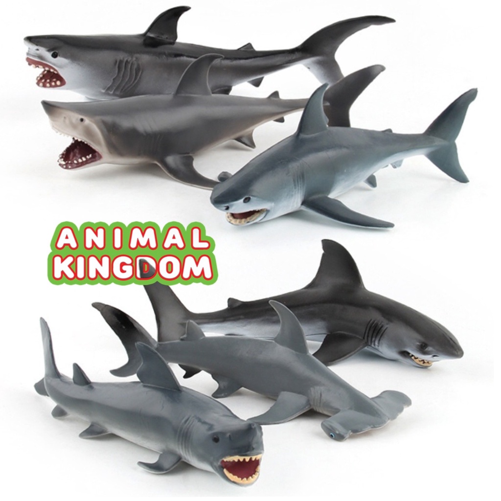 animal-kingdom-โมเดลสัตว์-ฉลามขาว-ขนาด-24-00-cm-จากสงขลา