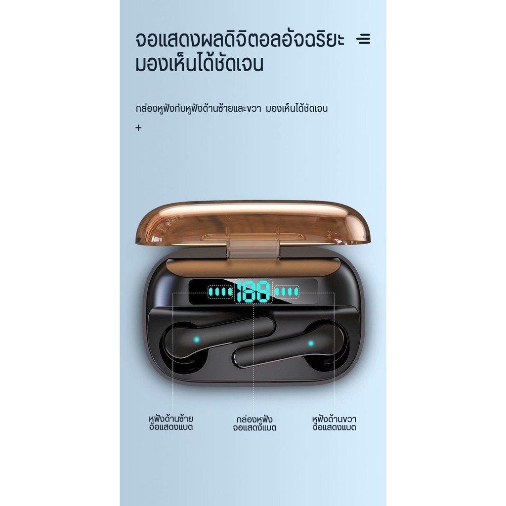 ภาพสินค้าหูฟังบลูทูธ SONY รุ่น MG-S23 v5.0 หูฟังไร้สาย True พร้อม Touch Funtion ระบบบสัมผัส ชาร์จโทรศัพท์ได้ เสียงดี เบสแน่น จากร้าน angelphone. บน Shopee ภาพที่ 3