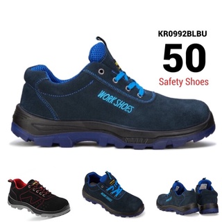 สินค้า รองเท้าเซฟตี้ไซส์ใหญ่ 50 Safety Composite Shoes เซฟตี้ ไซส์ใหญ่ KR0992BL