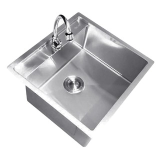 Embedded sink SINK BUILT 1BOWL TECNOPLUS SINK TNP 1052 U STAINLESS Sink device Kitchen equipment อ่างล้างจานฝัง ซิงค์ฝัง